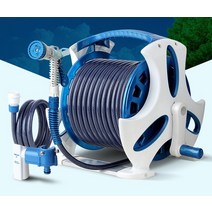 국산 고압 물호스 릴호스 분사기 워터릴 스프링 베란다 세차장 정원 농업 50m