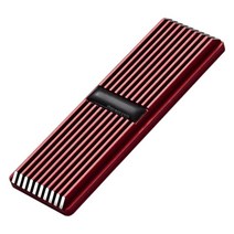 NVMe NGFF M.2 2280 홈 디자인용 M.2 히트싱크 열 실리콘 패드 냉각 핀 쿨러 PC 컴퓨터 노트북용 미니 M2 라디에이터, 빨간색, 70x23x5mm, 알루미늄 합금