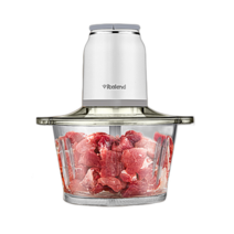 마늘 분쇄기 만능 다지기 고기 전동 믹서기 박피기, 2근용량의유리그릇에칼세트