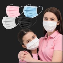 당일발송 국내인증 MB 3중필터 멜트블로운 부직포 마스크 50매 성인 어린이 마스크, 06.소형[어린이용] 핑크