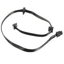 4Pcs 6 Pin To 3X SATA Driver Power Supply Cable For EVGA Supernova 650 750 850 1000 G2 G3 P2 T2 GS, 01 Black