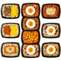 밀리너스 반숙후라이도시락 사무실 직장인 점심도시락 건강 식단조절 냉동도시락 10종 10팩