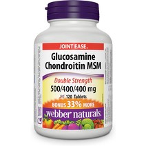 캐나다 웨버네추럴스 글루코사민 콘드로이친 MSM 120정 1300mg 골관절염