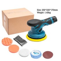 폴리싱 기계 광택기 자동차 전동 차량 폴리셔 셀프 무선 12V DA 연마기 브러시리스 듀얼 액션 버퍼 2.0Ah 리튬 배터리, 옵션05 US B