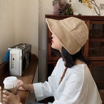 바퀴달린집 소유진 공효진 모자 보넷햇 썬캡 햇빛 자외선차단 여행 바캉스 모자