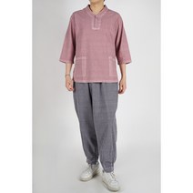 [편한생활한복] 남성 개량한복 30수 티 바지 한벌