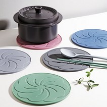 [미쓰오상점] 국내제작 실리콘 빅 냄비받침 ( 5가지색상 택 1 ) - 평일 2시결제건까지 당일발송!!, 그레이