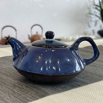 가정용 도기 옹기 약탕기 전통 한약탕기 대형 보온 주전자, 1.가마 블루 합환호 (재고 좋은 물건/수량이