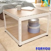 Foryou164 지후 프리미엄 2단 앵글선반 앵글 선반 철제 조립식, 화이트, 상세페이지 참조