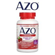 AZO Cranberry 아조 파크랜 크랜베리 분말 유리너리 트랙 헬스 비타민C 500mg 함유 100소프트젤