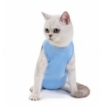 [코코스튜디오] 1+1 고양이 수술복 요양복 중성화수술, 고양이 환자복/도넛/XL