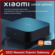 Xiaomi 스마트 중앙 허브 게이트웨이 4 Wi Fi 블루투스 5GHz 10100Mbps 이더넷 Mijia 홈 앱 원격 제어 작동, [01]  gateway 4
