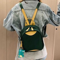 여성용 작은 가방 예쁜 백팩 패션 학생 데일리 직장인여성 귀여운배낭 여행보조 캐주얼 중 대-735056NH
