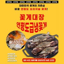 산지직송 살아있는 연평도 꽃게를 급냉한 국내산 냉동꽃게, 급냉냉동꽃게, 숫게, 3kg