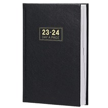 데일리 플래너 2023 2024 일일 하루에 한 페이지 A 데이 캘린더 2023년 7월 2024년 6월 A5 365일 전체 라인 및 날짜 저널 노트 14 7cm x 21 3cm(5