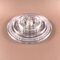 투명 피규어 회전 진열대 회전판 미니 턴테이블 150mm