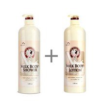 꽃을든남자 우유 바디샤워 1000ml/바디로션 1000ml, 바디샤워 1000ml+바디로션 1000ml, 1000ml