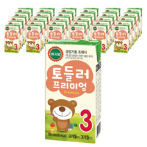 베지밀 토들러 프리미엄 3단계 아기두유 190ml, 48팩, 원액두유