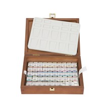 쉬민케 호라담 수채고체케익 1/2pan 48색(GS74548097)/우든박스/고체물감/수채화물감