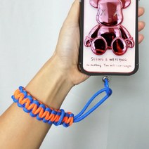 해피엘라 유럽 핸드폰 도난방지 스트랩 휴대폰 해외여행필수품 소매치기방지, 1개, 오렌지