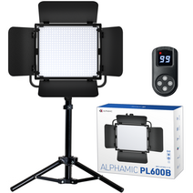 알파믹 촬영용 LED 조명 + 테이블 스탠드, PL600B, 1세트