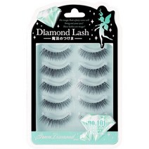 일본직발송 6. DIAMOND LASH (다이아몬드 러쉬) 그린 NO. 101 5쌍 B07K472PKS, One Size, One Color
