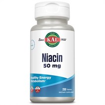 KAL 비타민B3 니아신 나이아신 50mg 타블렛 200정