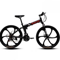 산악 자전거 스페셜라이즈드 MTB자전거 24인치 26인치, 레드 (6분할 바퀴)24단 24인치