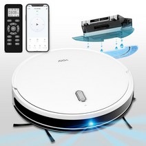 보아르 RB써클린 BLDC 3in1 어플연동 자동 흡입조절 스마트 물걸레 로봇 청소기 대용량, 화이트 C0133