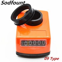 수직 시계 방향 0-9999 범위 09 유형 선반 용 디지털 위치 표시기 20mm 샤프트 보어 구멍 카운터, 17 0914-1.0E-20-O-A