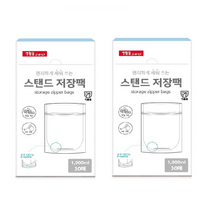 생활을그리다 육수저장팩 액상지퍼백 대형 1000ml 20x23cm 30매, 2개