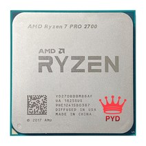 AMD Ryzen 7 PRO 2700 3.2 GHz 8 코어 16 스레드 65W CPU 프로세서 YD270BBBM88AF 소켓, 한개옵션0
