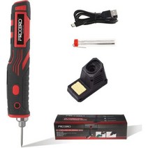 무선 납땜 인두 충전식 도구 전문 휴대용 용접 전자 키트, LD006A-8W, 한국 플러그