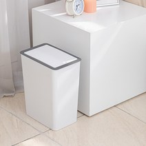 조일리빙 원터치 사각 휴지통 10 L, 화이트