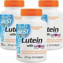 닥터스베스트 루테인 20mg 소프트젤, 60개입, 3개