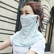 엔템 자외선차단 쿨링마스크 쿨스카프 여름스카프, 스카이