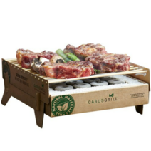 일회용 캠핑 바베큐 카서스 그릴, 2개