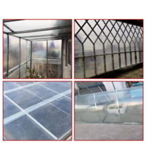 투명 FRP 렉산골판 지붕 골판렉산 축사 단열 자외선, 0.8mm두께-1.2m너비 (길이 1m 당)