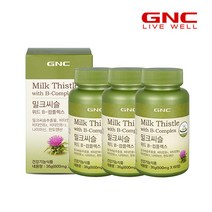 [지앤씨] [GNC] 밀크씨슬 위드 B 콤플렉스 (60정) x3병, 상세 설명 참조, 상세 설명 참조