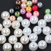 진주구슬 구슬 비즈 벌크 대용량 1봉5 000개 500g, 진주벌크16mm-09화이트