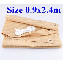 빗물받이 원단 HDPE 자외선 차단 차양 그물 야외 천막 수영장 그늘 천 다육이 식물 자동차 커버, 0.9x2.4m, 03 0.9x2.4m