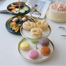 홈파티 디저트 핑거푸드 케이크 트레이 파티테이블 홈카페 케이크스탠드 티타임 케익트레이 예쁜접시 과일, 케이크스탠드 없이 터키쉬블루 1인 커피잔만 추가