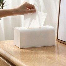 휴지 케이스 플라스틱 각티슈 케이스 사각형, 각티슈 케이스 화이트 1P