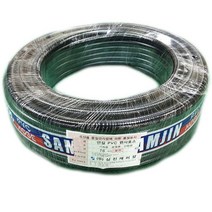 [좋은농자재] 흑편사 물호스(16mm) 연질PVC 편사호스, 1개