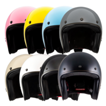 SOL AO-1 클래식 오픈페이스 헬멧 레트로 반모, 빈티지그레이