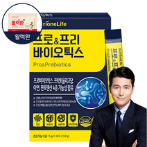 뉴트리원 프로 & 프리바이오틱스 장건강 배변활동 프락토올리고당 아연 판토텐산 활력환 기획세트, 30포, 1개