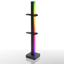 EZDIY-FAB 그래픽 카드 GPU 브레이스 비디오 처짐 홀더 홀스터 브래킷 양극 산화 처리된 알루미늄 블랙, Black ARGB