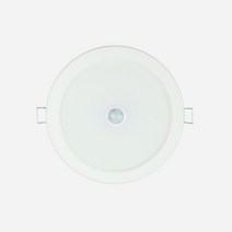 LED 매입 현관 센서등 6인치 15W 플리커프리 복도등 욕실등, 주백색(아이보리빛)