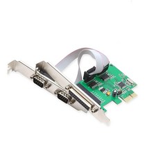 IO Crest 2/4-Port RS422/485 산업용 미니 PCI-E 시리얼 카드 구성 SI-MPE15050 그린