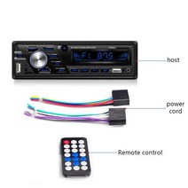 카오디오블루투스ZGINT-12V 24V ISO 블루투스 자동차 스테레오 FM 라디오 MP3 오디오 플레이어 SD 전자 서, 02 24V, [02] 24V